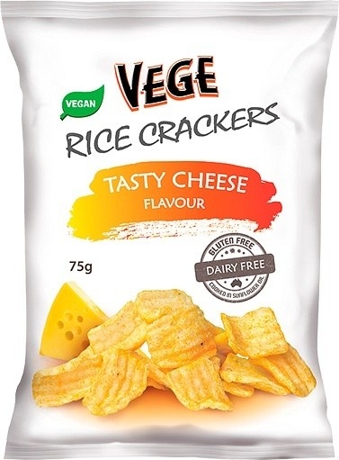 Ajita's Vege Rice Crackers Cheese 75gm